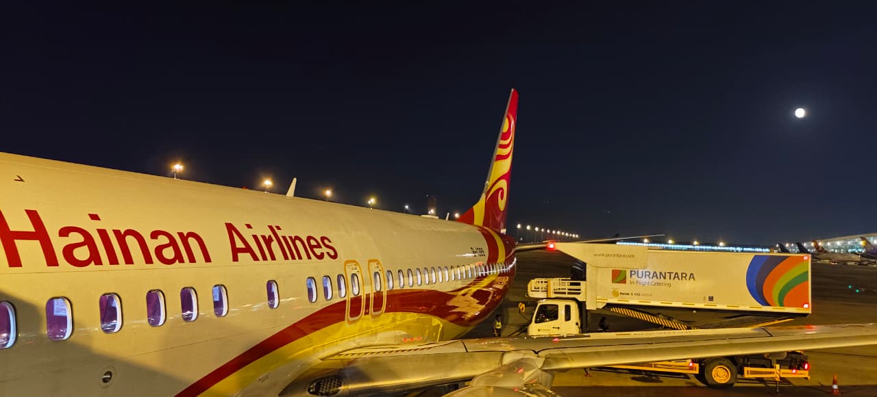 Purantara Serve Hainan Airlines 07.10